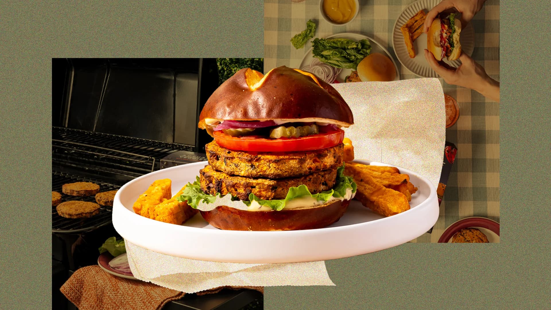 Whole Vegetable Burgers Capture $20M Market as Plant-Based Trend Shifts